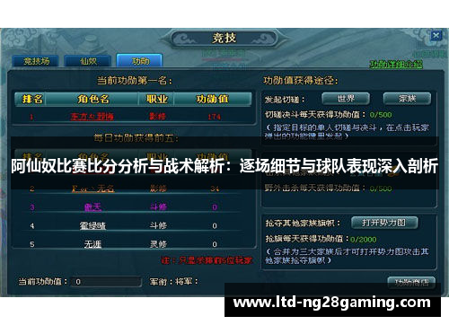 阿仙奴比赛比分分析与战术解析：逐场细节与球队表现深入剖析
