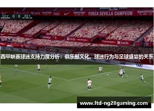 西甲联赛球迷支持力度分析：俱乐部文化、球迷行为与足球盛宴的关系